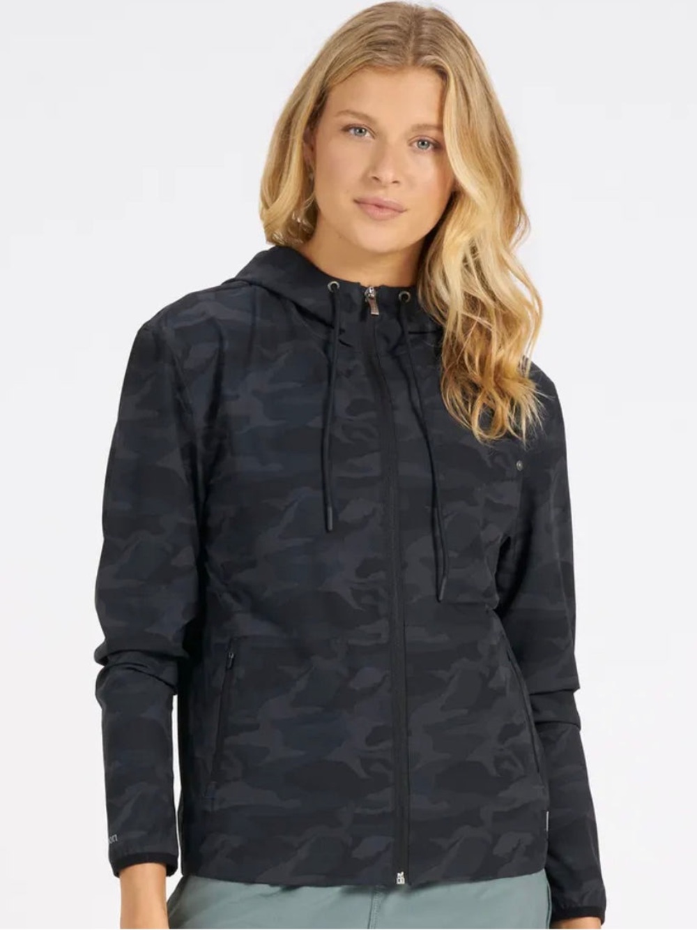 Vuori Black Camo Hooded Jacket